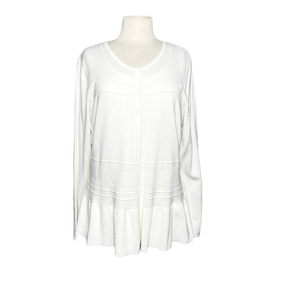 JASON WU Women’s Cream Cardigan and Tank Knit Twin Set